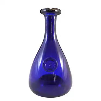 (image for) Holmegaard 'Egeskov Castle' Blue Glass Carafe - Ole Winther