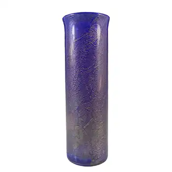 (image for) Isle of Wight Studio 'Azurene Blue' Glass Cylinder Vase