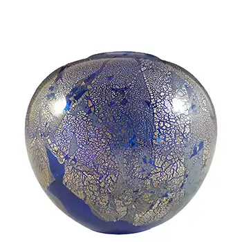 (image for) Isle of Wight Studio / Harris 'Azurene Blue' Glass Globe Vase