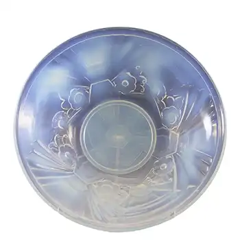 (image for) Jobling #6000 Art Deco Opaline/Opalescent Glass Flower Bowl
