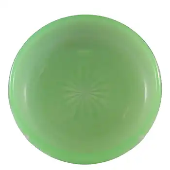 (image for) Jobling #1054 Art Deco Uranium Jade Green Glass Bowl