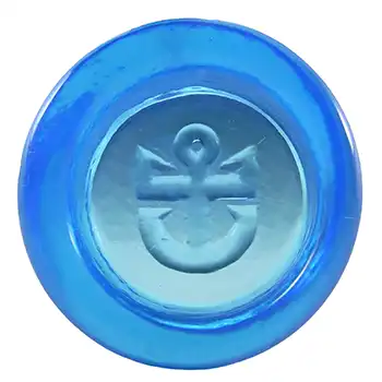 (image for) Boda Vintage Blue Glass Anchor Bowl by Erik Hoglund