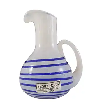 (image for) SIGNED Kosta Boda Glass Jug by Ulrica Vallien #88012