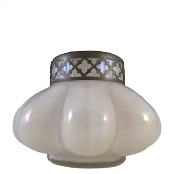 (image for) Kralik Art Nouveau Iridescent Mother-of-Pearl Glass Posy Vase