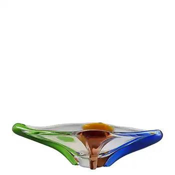 (image for) Mstisov Large Czech Glass Rhapsody Bowl by Frantisek Zemek