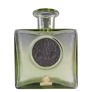 (image for) SIGNED & LABELLED Skruf Swedish Green Glass Bottle Vase