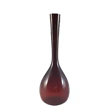 (image for) Elme Swedish / Scandinavian Red Uncased Glass 9.75" Vase
