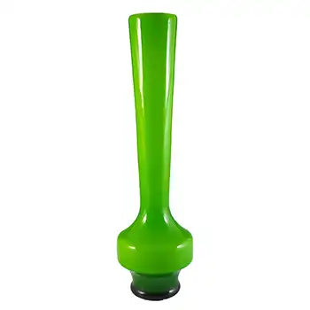 (image for) Empoli Italian Scandinavian Style Green Cased Glass Vase