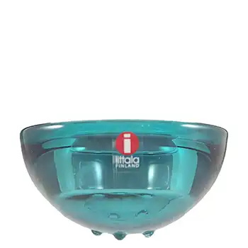 (image for) Iittala Turquoise Glass Candle Votive by Annaleena Hakatie