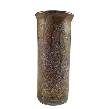 (image for) Isle of Wight Studio / Harris 'Azurene Black' Glass Cylinder Vase