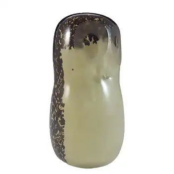 (image for) Wedgwood Speckled Brown Glass Owl Paperweight RSW140 - Marked