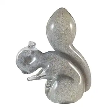 (image for) MARKED Wedgwood Grey Glass Squirrel Paperweight RSW410