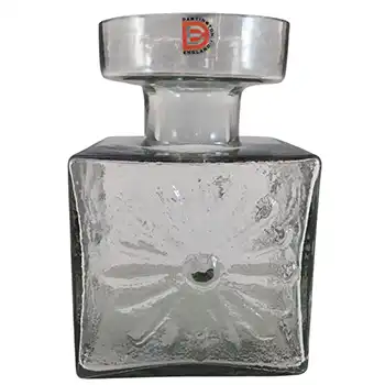 (image for) Dartington #FT60 Frank Thrower 1960's Flower Glass Vase - Labelled