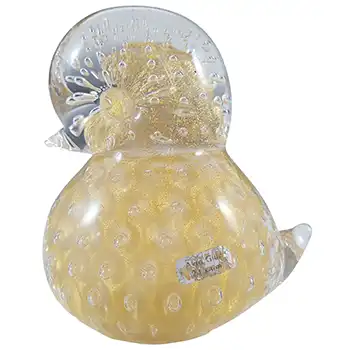 (image for) FM Konstglas / Ronneby Swedish Gold Leaf Glass Bird