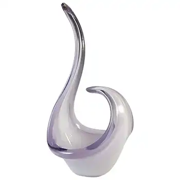 (image for) Murano Style Spanish Lilac Glass 1970's Sculpture Bowl