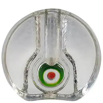 (image for) Walther Kristallglas German Solifleur Textured Glass Stem Vase