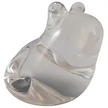 (image for) Wedgwood Clear Glass Lilliput Frog Paperweight L5015 - Marked