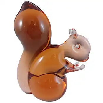 (image for) Wedgwood Topaz/Amber Glass Squirrel RSW410 - Marked