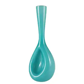 (image for) Elme Scandinavian Blue Cased Glass Vase by Gunnar Ander
