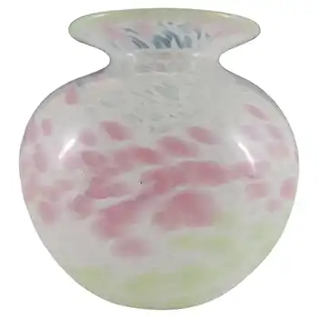 (image for) MARKED Kerry Glass / Michael Harris Pink, Green & White Vase