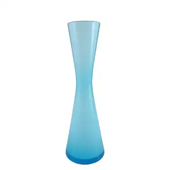 (image for) Empoli Italian Scandinavian Style Blue Opal Cased Glass Vase
