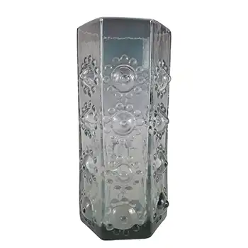 (image for) Dartington #FT95 Frank Thrower Nipple Midnight Grey Glass Vase
