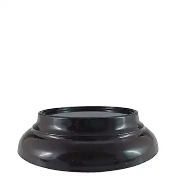 (image for) Sowerby #2435 Art Deco Black Glass Base / Plinth / Stand