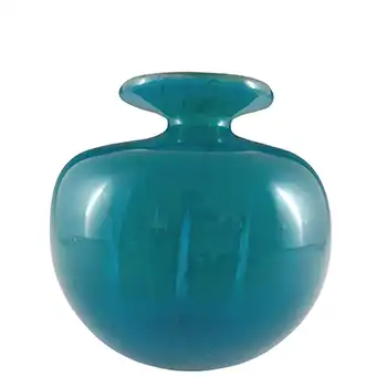 (image for) SIGNED & DATED 1983 Mdina 'Ming' Blue Glass Globe Vase