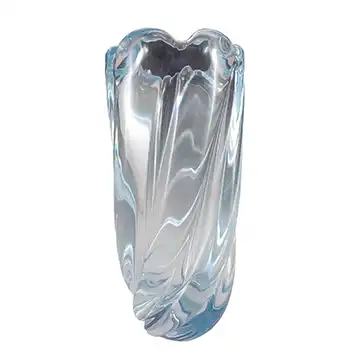 (image for) SIGNED Orrefors Blue Glass Vase by Edvin Öhrström - FU 2444