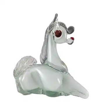 (image for) LABELLED Franco Toffolo Venetian Murano Glass Horse Sculpture