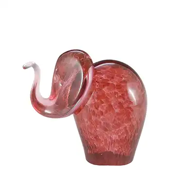 (image for) Wedgwood Lilliput Speckled Pink Glass Elephant L5005