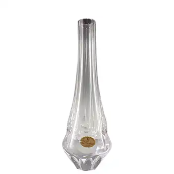 (image for) Whitefriars #C585 Baxter Clear Flint Full Lead Crystal Cut Glass Vase