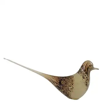 (image for) MARKED Wedgwood Glass Long-Tailed Bird Sculpture RSW73