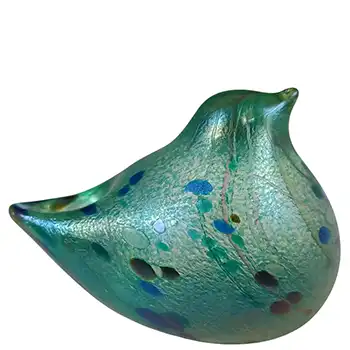 Isle of Wight Studio / Harris 'Summer Fruits' Blueberry Glass Bird (image for) Isle of Wight Studio / Harris 'Summer Fruits' Blueberry Glass Bird