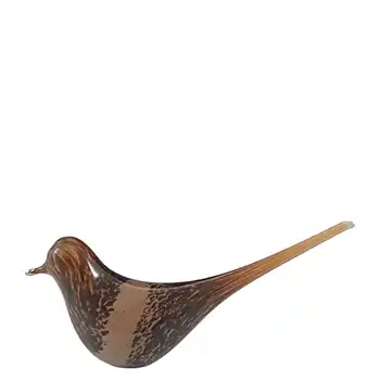 (image for) MARKED Wedgwood Glass Long-Tailed Bird Figurine RSW73