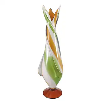 (image for) Cristalleria Fratelli Betti / Alrose Italian Empoli Glass Vase