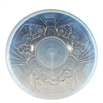 (image for) Jobling #6000 Art Deco Opaline / Opalescent Glass Flower Bowl