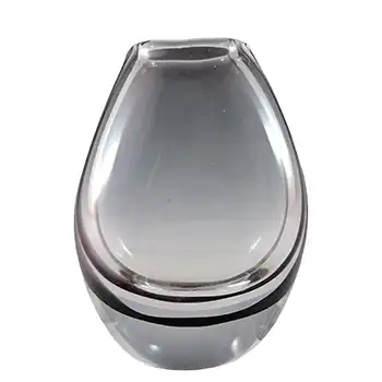 (image for) SIGNED Kosta Boda Glass 'Contour' Vase by Vicke Lindstrand