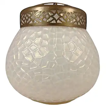 (image for) Kralik Art Nouveau Iridescent Mother-of-Pearl Glass Posy Vase