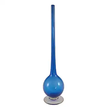 保管品　レトロ　carlo moretti　ブルーガラス　工芸品　高さ約25㎝ Carlo Moretti Glass Identification Guide | Glass Encyclopaedia