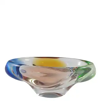 (image for) Mstisov Czech Glass Rhapsody Ashtray Bowl by Frantisek Zemek