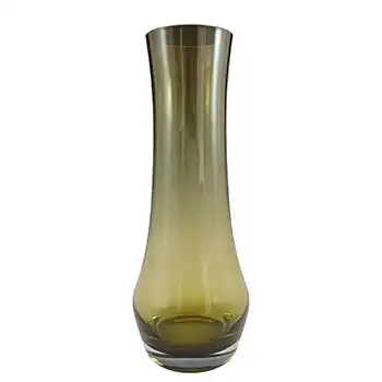 (image for) Riihimaki / Riihimaen Lasi Oy Finnish Green Scandinavian Glass Vase