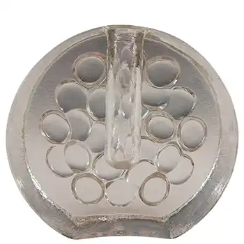 (image for) Walther Glas German Solifleur Vintage Textured Glass Stem Vase
