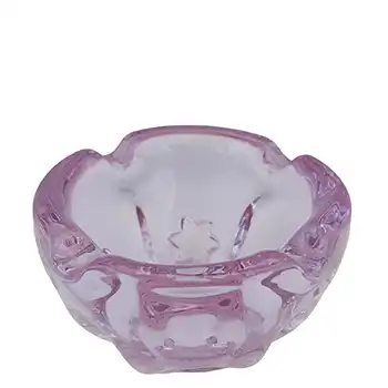 (image for) Sevres French Neodymium Lilac / Blue Glass Ashtray bowl