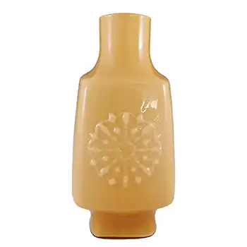 (image for) Stelvia Italian 'Opalina Fiorentina' Amber Cased Glass Vase
