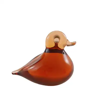 (image for) Wedgwood Topaz / Amber Glass Lilliput Duckling L5004 - Marked