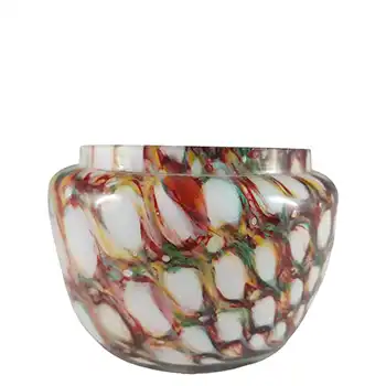 (image for) Welz Czech Honeycomb Spatter Glass Bowl / Dish