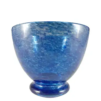 (image for) Whitefriars #7170 William Butler Cloudy Blue Glass Vase / Bowl