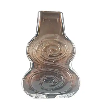 (image for) Whitefriars #9675 Baxter Cinnamon Textured Glass Cello Vase