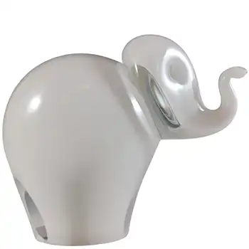 MARKED Wedgwood Vintage White Glass Elephant RSW405 (image for) MARKED Wedgwood Vintage White Glass Elephant RSW405